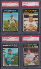 PSA 8 1971 OPC O-pee-chee #372 Lew Krausse Milwaukee Brewers POP 7 ONLY!