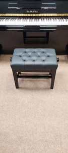ADJUSTABLE PIANO STOOL SUPERIOR QUALITY NO ASSEMBLY REQUIRED FIXED LEG NO BOLTS - Picture 1 of 4