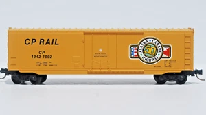 CP Rail. N Scale. 50' Box Car SPD, no R/walk. "Alaska Highway Rendezvous". New. - Picture 1 of 4