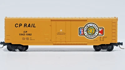 CP Rail. N Scale. 50' Box Car SPD, no R/walk. "Alaska Highway Rendezvous". New. - Image 1 of 4