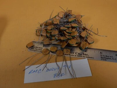 RMC .002uf???V Z5F 陶瓷圆盘电容器 批量 显示 NOS — 第 1/3 张图片