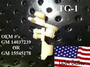 CHEVY AND GMC Tailgate Handle Rod Clips 1981 TO 1998 , 1-PAIR TG-01 - Foto 1 di 17