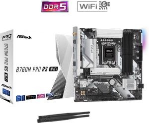 ASRock B760M Pro RS WiFi Motherboard Intel B760 LGA 1700 Micro ATX DDR5 [NEW] - Picture 1 of 8