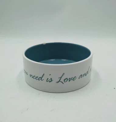 B-Ware TRIXIE Haustierheim Keramiknapf Weiß Blau - kleine Beschädigung T25052  - Bild 1 von 4