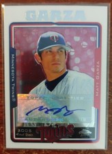 2005 Topps Chrome Update Minnesota Twins Matt Garza FY AU A RC