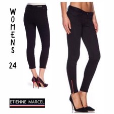 NWT Womens Designer Etienne Marcel Skinny Ankle Jeans Sz:24