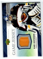 2007-08 Upper Deck Game Jerseys #JKL Kari Lehtonen