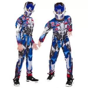 Transformers Optimus Prime Niños Superhéroe Cosplay Monos Disfraz de Halloween  - Imagen 1 de 12