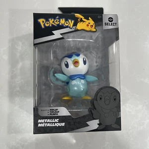 Figura de batalla Jazwares Pokemon Select Metallic Piplup 3" NUEVA edición limitada - Imagen 1 de 3