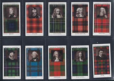 MITCHELL - CLAN TARTANS, 2ND - FULL SET OF 25 CARDS - Image 1 of 4