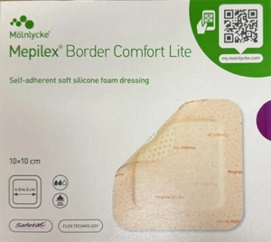 Mepilex Border Comfort Lite 10x10 cm - Picture 1 of 4