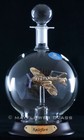 GENUINE MAYFLOWER GLASS : GILDED SPITFIRE 500ml DECANTER (DRY)