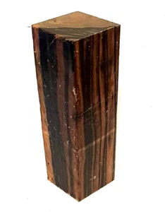Cuchillo Rosa Macassar Ébano Madera Dura 2x2x6 Señales Hacer Pavo Llamadas Escalas Madera - Imagen 1 de 6