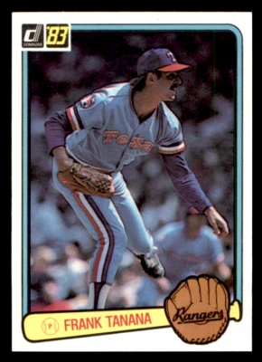 1983 Donruss Frank Tanana   Set Break! #447 Texas Rangers - Image 1 of 2