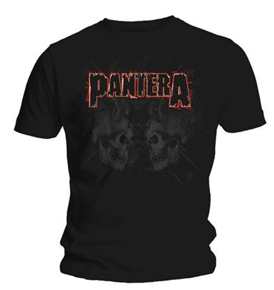 Pantera - Watermarked Skulls - Black t-shirt - Image 1 of 1
