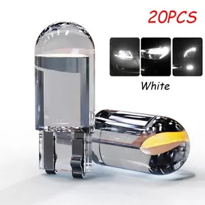 20x LED Super White T10 194 168 W5W 2825 6000K License Plate Interior Light Bulb - Picture 1 of 11
