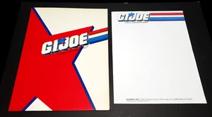 GI JOE COBRA VINTAGE HASBRO INTERNAL LICENSING FOLDER + 1989 ORIGINAL LETTERHEAD - Picture 1 of 18