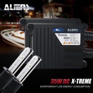 ALIENS 35W HID Xenon Headlight Conversion Kit H1 3000K / Yellow Bulbs Headlight - Picture 1 of 9