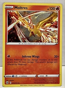 Pokemon - Moltres - 021/172 - Holo Rare - Brilliant Stars - NM/M - Picture 1 of 4