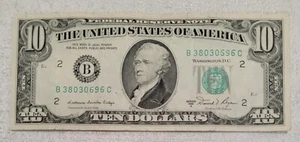 1981A $10 Bill Old US Currency - Picture 1 of 2