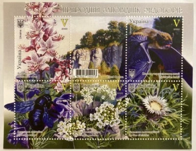 Medobory . Block . REPLICA Ukraine WAR 2022. Mi block 185 - Image 1 of 2