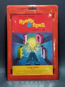 Speak & Spell Texas Instruments Vowel Power Word Module Cartridge NEW Toys'R'Us - Picture 1 of 3