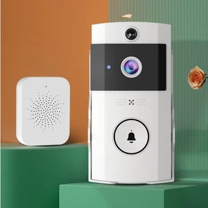 Motion Detection Video Doorbell Wireless Doorbell Live Feed Real-time Alerts - Picture 1 of 12