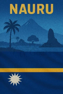 Плакат дорожный тропический остров Науру - Изображение 1 из 4