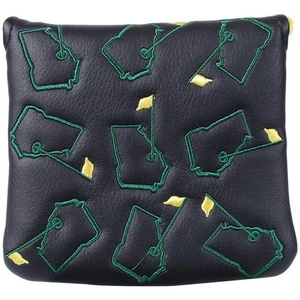 Augusta Georgia Square Mallet Magnetverschluss Golf Putter Headcover (schwarz) - Bild 1 von 6