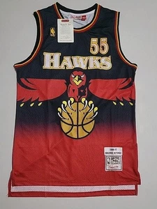 NBA Atlanta Hawks Dikembe Mutombo #55 Trikot XL 1995-96 Mitchell & Ness Neu mit Etikett - Bild 1 von 4