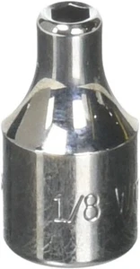 M 604 1/4 Drive Shallow Socket 6 Point 1/8Inch - Picture 1 of 7