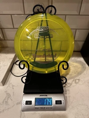 INNOVA DISC GOLF PAUL MCBETH 4X CHAMPION THUNDERBIRD DISTANCE DRIVER - Image 1 of 2