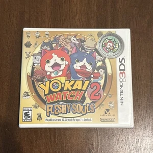 Yo-kai Yokai Watch 2 Fleshy Souls W/ Medal - Nintendo 3DS - Sealed NEW - Picture 1 of 4