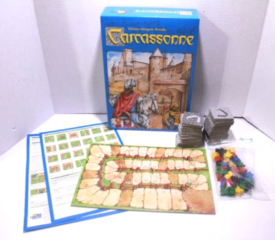 Carcassonne Board Game Rio Grande Games 2000 (Core, Base Game) Complete - Image 1 of 4