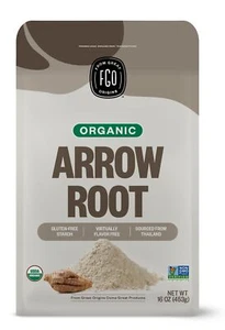 FGO Organic Arrowroot Powder, 16oz (1 Pound), USDA Organic, Non-GMO Natural T... - Picture 1 of 7