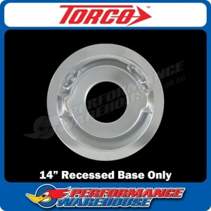 14" AIR CLEANER RECESSED BASE SUIT 5-1/8" CARB NECK - Picture 1 of 3