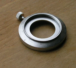 series 5 V 37mm push fit clamp on adapter ring only brass plated - Picture 1 of 4