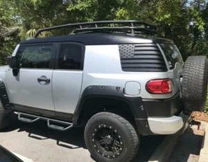 USA Flag Decals for Toyota Fj Cruiser Hardtop Rear window TRD Offroad Tacoma pro - Bild 1 von 3