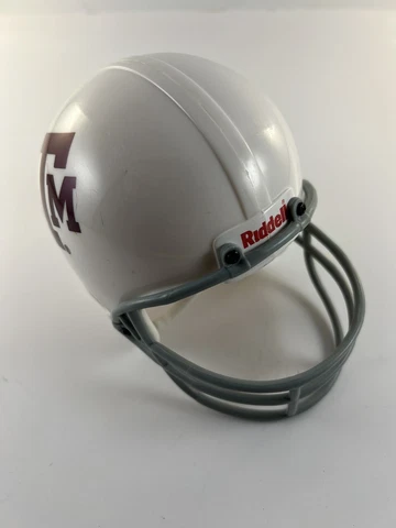 Riddell Texas A&M University Aggies Mini Football Helmet, White/Maroon (2013) Cover