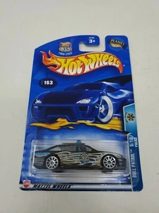 Hot Wheels 2003 Roll Patrol Series #163 Police Flat Black w/ 10SPs - Picture 1 of 4