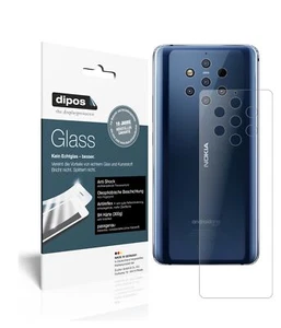2x Displayschutzfolie für Nokia 9 PureView Rückseite Matt Flexibel Glas 9H dipos - Bild 1 von 9