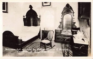 Bedroom Set by Father Horton Founder of New San Diego, California RPPC - Picture 1 of 2