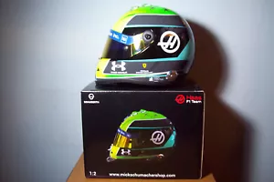1/2 MODEL HELMET MKS-MH-2-2022-1 MICK SCHUMACHER 2022 HAAS F1 TEAM - Picture 1 of 8