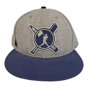 BASEBALLISM Hat Cap Adult Gray Blue BABE RUTH Snapback MLB Baseball Hall Of Fame - Picture 1 of 9