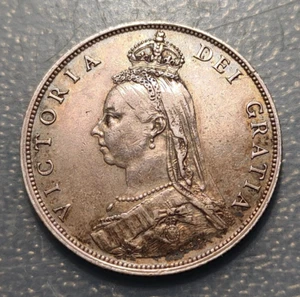 GREAT BRITAIN GRAN BRETAÑA VICTORIA FLORIN 1887 - Picture 1 of 2
