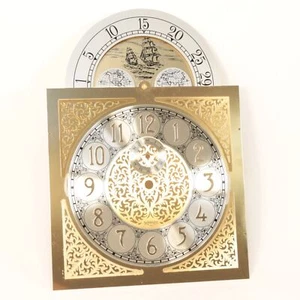 Grandfather Triple Chime Dial for New England w/Moon Dial 13-7/8 in NOS - KS1077 - Picture 1 of 4