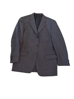 Vintage Joseph Abboud Blazer Mens 41R Gray Wool - Image 1 of 4