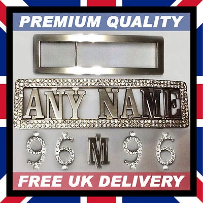PERSONALISED BELT BUCKLE • CHROME • DIAMOND • CUSTOM • Mens Womens Ladies