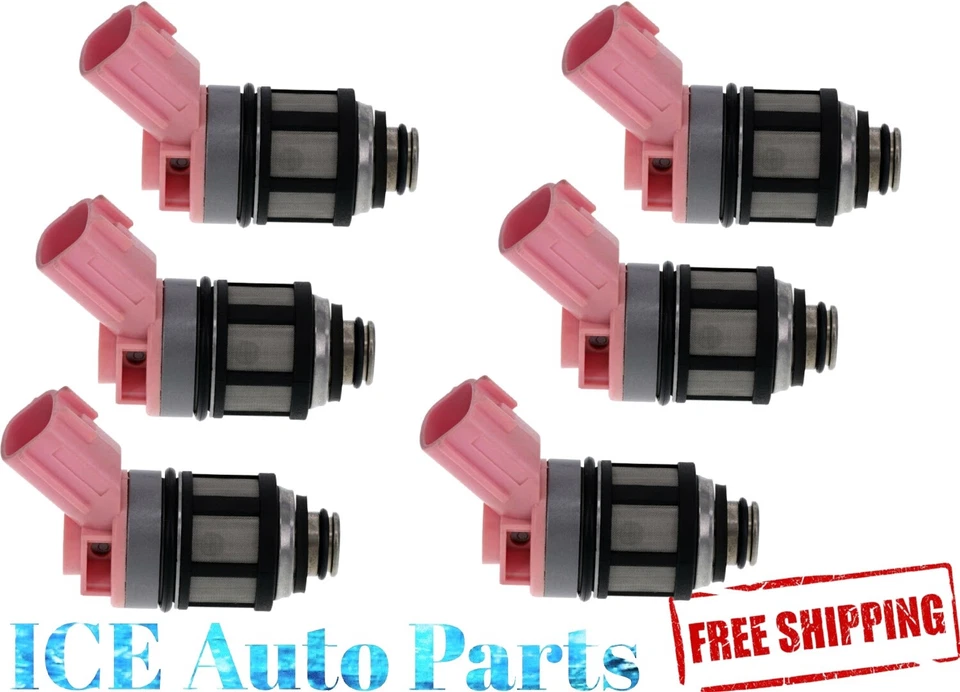  842-18124  Lot of 6 Remanufactured Fuel Injectors For Infiniti Nissan Mercury Foto 1 de 2
