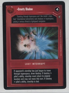 Star Wars CCG Gravity Shadow x1 3rd Anthology Third Decipher Free Shipping! - Picture 1 of 1